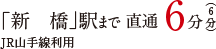 「上野」駅まで 直通9分
