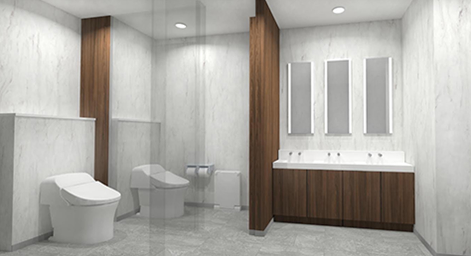 女子トイレ完成予想CG